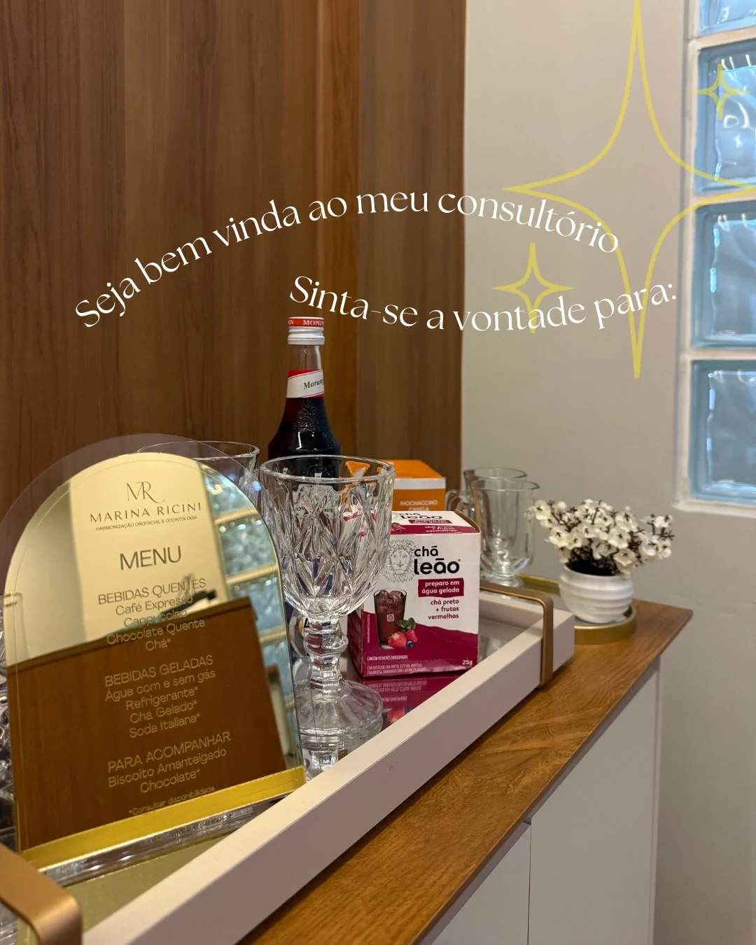 Detalhes da experiência na clínica