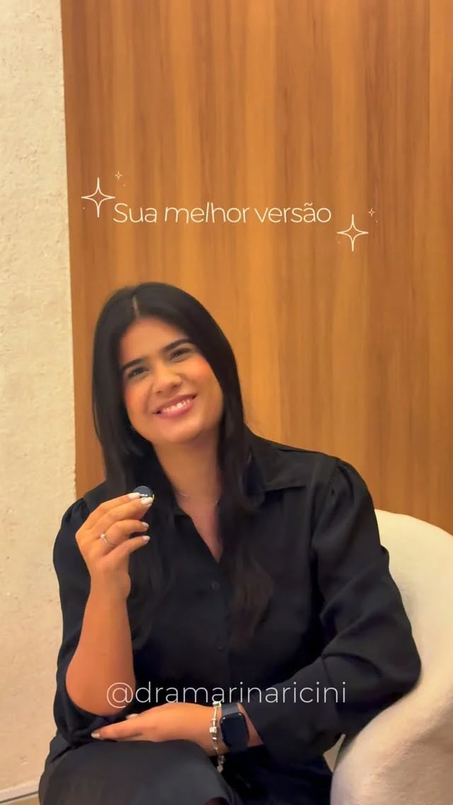 Dra. Marina Ricini falando sobre cuidados faciais